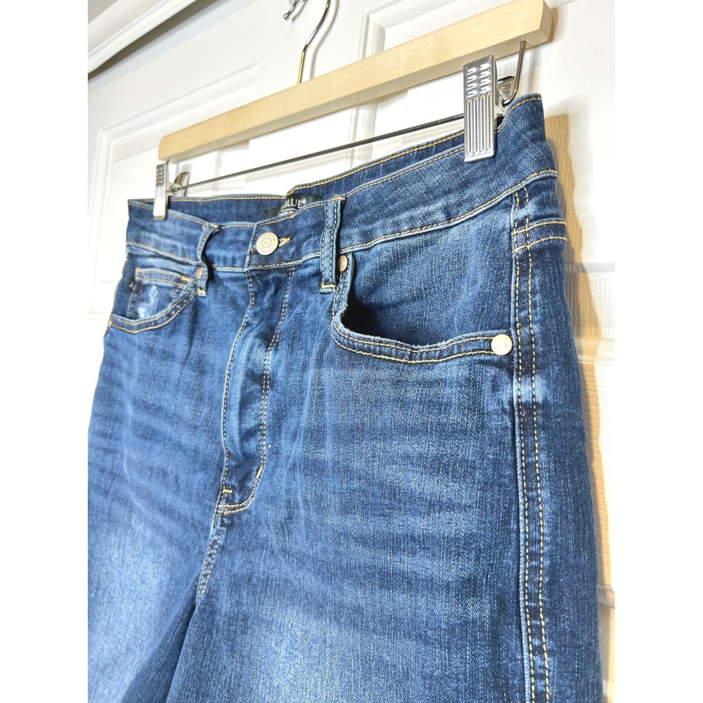 Judy Blue Denim High Rise Tummy Control Mid Length Shorts XL - Picture 2 of 6